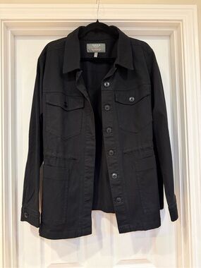 NWOT Torrid Black Utility Jacket With Tie Waist
